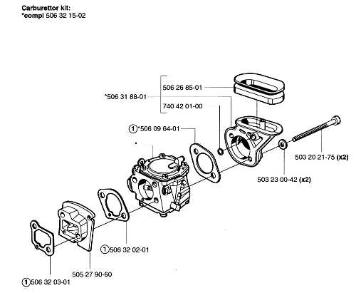 506 26 85-01 K650 K700 Carburettor Kit  Rubber Seal 