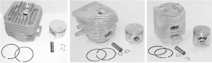 PT2524 Replacement Cylinder and Piston Assemblies  Husqvarna 268-268S Piston Assy 