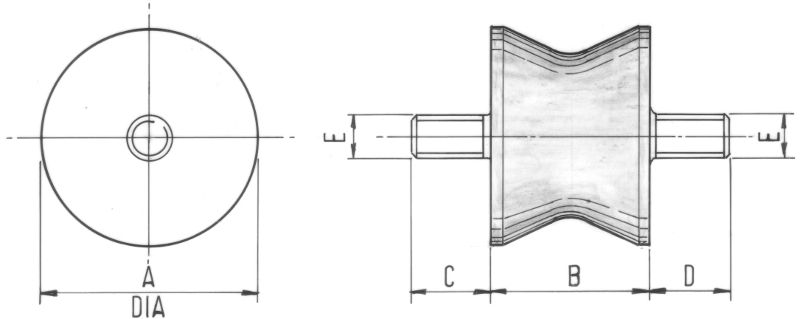 Flexible Rubber Mounting