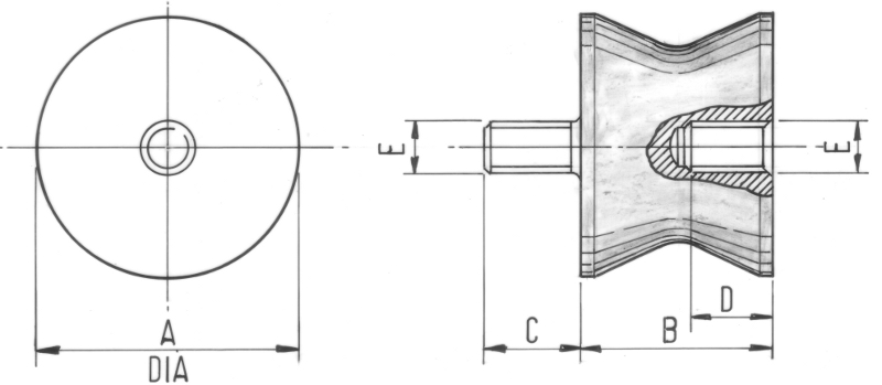 Flexible Rubber Mounting