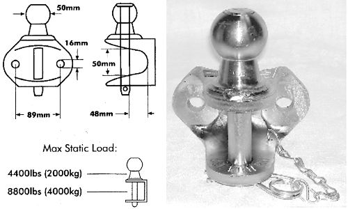 Tow Hitch (2,000 Kg / 4,000 Kg)