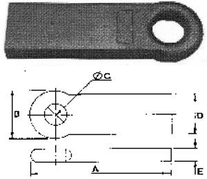 Weld on / Bolt on Trailer Hitch (For off-road use only)